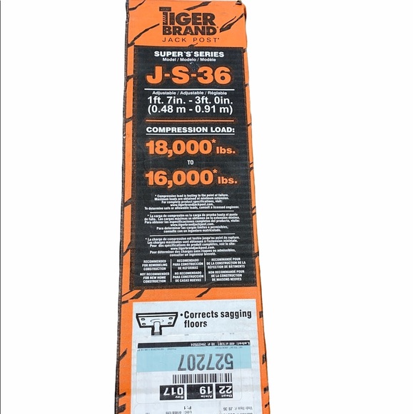 Tiger Brand Jack Post J-S-36 Super S Series - Picture 5 of 9